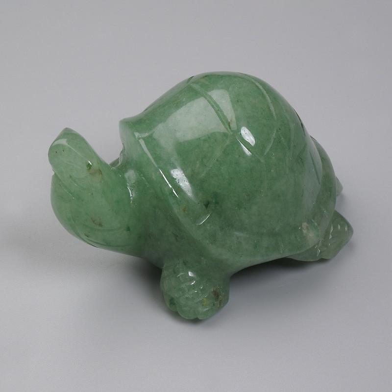 Statuetka Żółwia z nefrytu 55×35×27 mm+