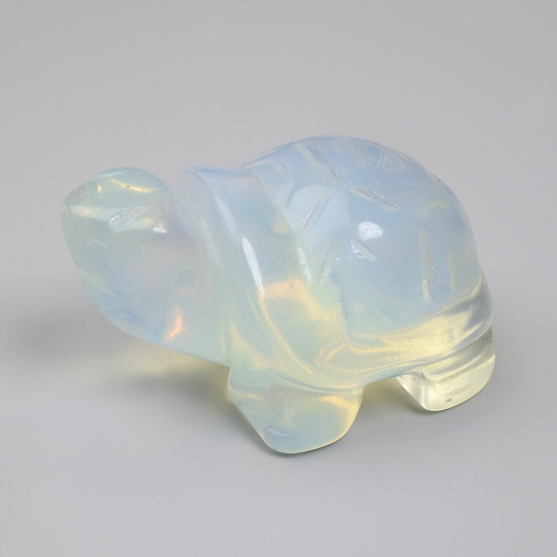 Pamiątkowa figurka Żółw z kamieniem księżycowym 50×30×25 mm+