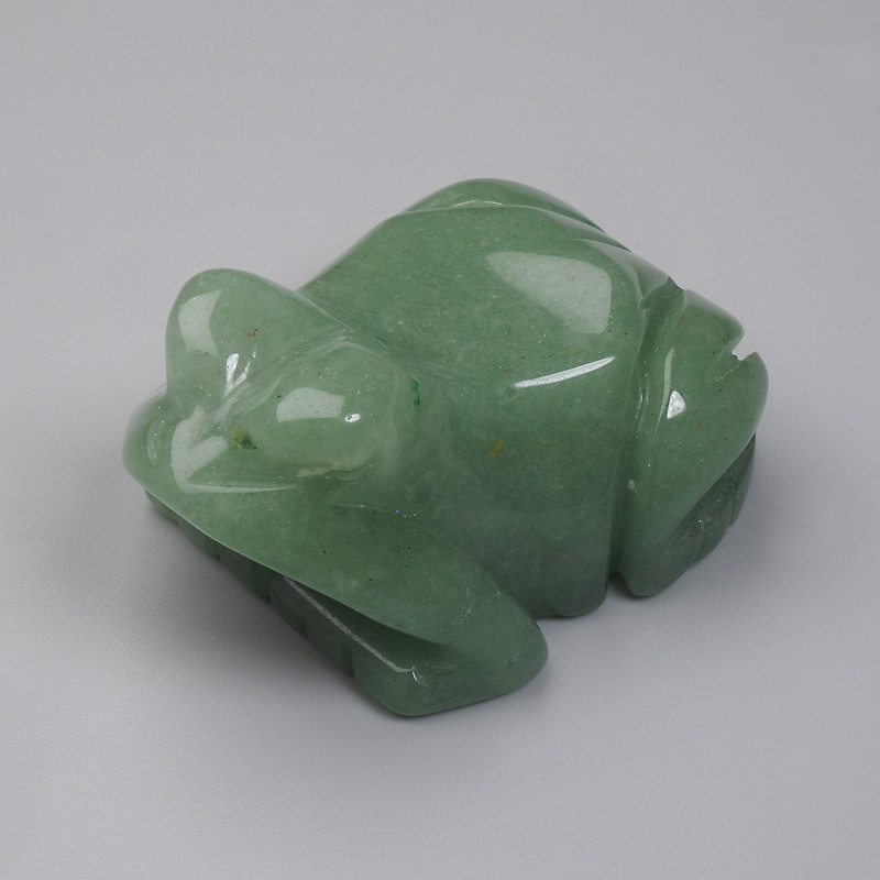 Figurka pamiątkowa Żaba z nefrytu 55×30×40 mm+