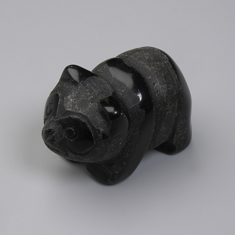 Figurka pamiątkowa panda z agatu 40×25×22 mm+