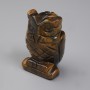 Figurka pamiątkowa «Sowa» z oczem tygrzymim 52×33×25 mm+