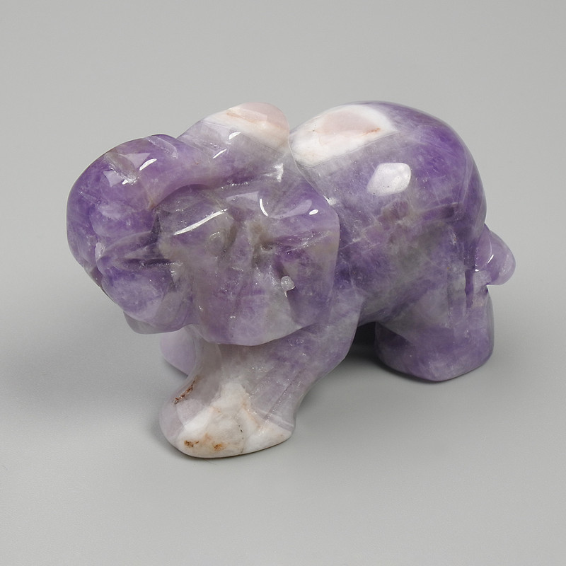 Statuetka pamiątkowa «Słoń» z ametystu 55×35×26 mm+