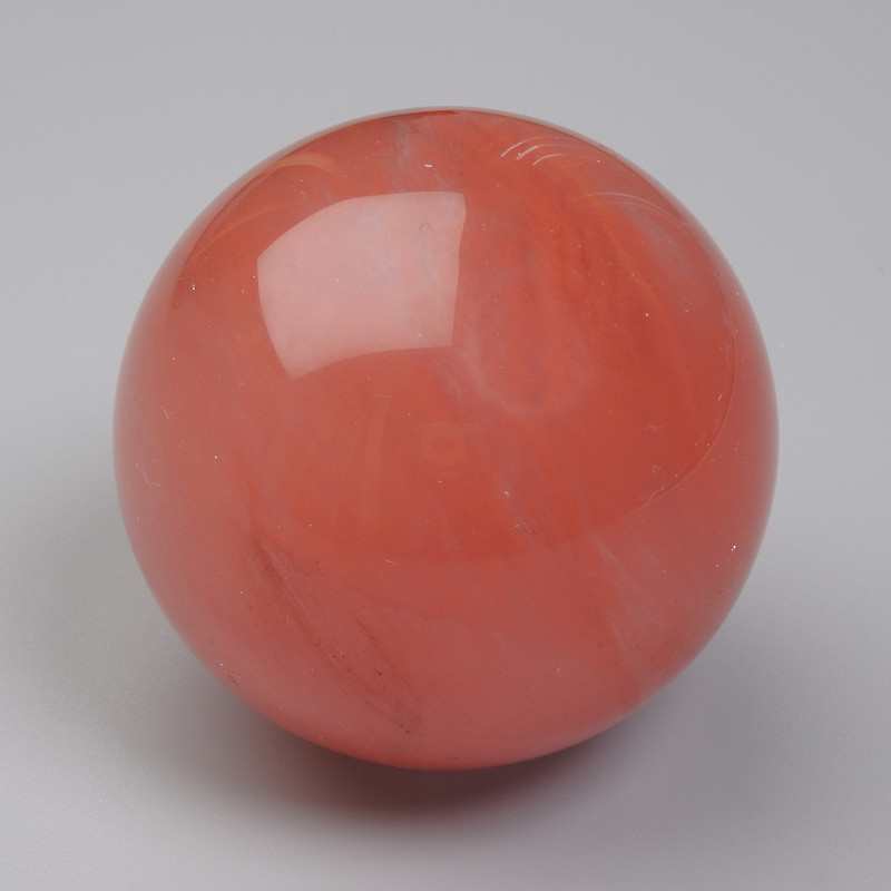 Kulka ozdobna z chalcedonu, średnica 40 mm+