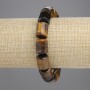 Bransoletka z tygrysiego oka cylindryczna, średnica 14×11 mm, 5 mm +/-, długość 18 cm +/- elastyczna
