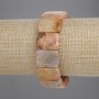 Bransoletka z skamieniałego korala, ogniwo 20×15 mm, długość 18 cm, elastyczna