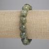 Bransoletka z serpentynu — gładkie kuleczki o średnicy około 12 mm, długość około 18 cm, elastyczna