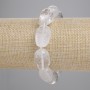 Bransoletka z górskiego kryształu – fasetowana kulka 16–18×10–13 mm, 5 mm, długość 18 cm, elastyczna