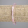 Bransoletka z morganitu w formie sześcianów, średnica 5 mm, długość 18 cm, elastyczna