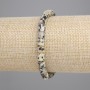 Bransoletka z jaspisu dalmatyńskiego – koraliki cylindryczne, średnica około 6x6 mm, elastyczna, długość 18 cm+