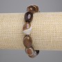 Bransoletka z agatu barilo, średnica 16×12 mm, długość 18 cm, elastyczna