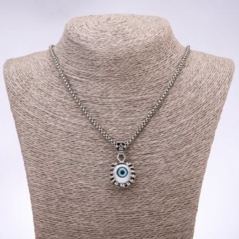 Wisiorek w stylu „punk-gotyk” oko 22×25 mm — kolor metalu: ciemne srebro na łańcuszku, długość 65 cm