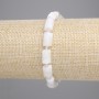Bransoletka z adularu fasetowanego 10–11×6–6,5 mm, koraliki 3 mm, długość 18 cm, elastyczna
