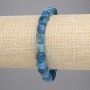 Bransoletka Apatyt kostka 8x8 mm +-, długość 18 cm +- na gumce (stretch)