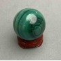 Kulka ozdobna z malachitu, średnica 28 mm ± waga 46 g