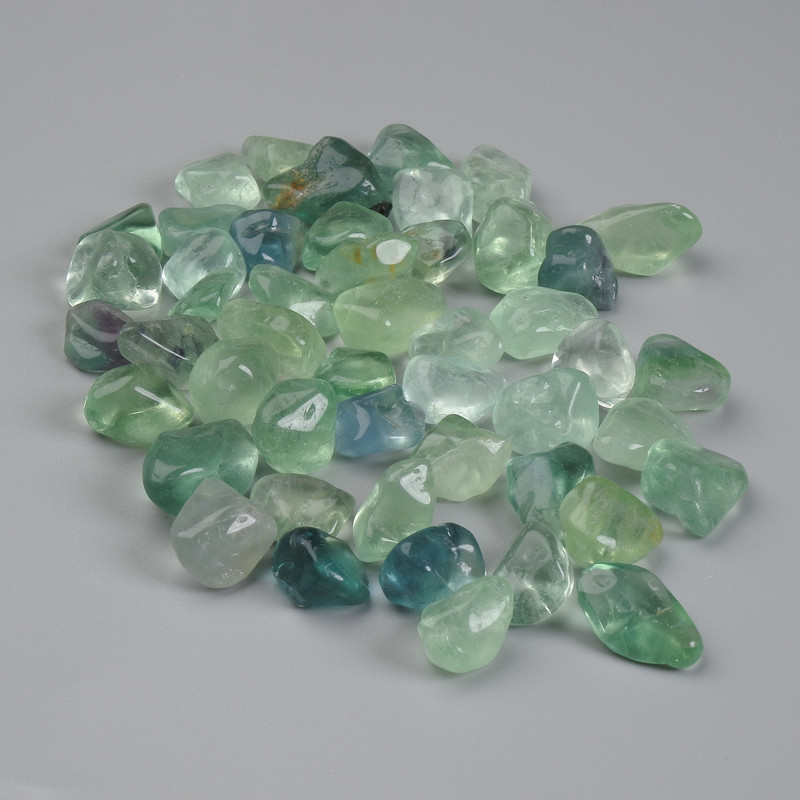 Fluoryt naturalny kamień galetowy, wymiary: 10-28×9-13×8-12 mm ± (różne rozmiary) (Cena za 100 g)