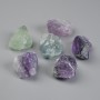 Fluoryt naturalny nieobrobiony kamień, średnica 18–35×15–35 mm +/- (różne rozmiary) (Cena za 100 g)