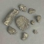 Piryt naturalny nieobrobiony kamień, średnica 6-43x7-28mm+- (rozmiar asortyment) (Cena za 100g)