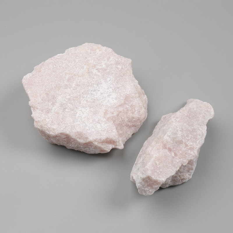 Kwarc różowy naturalny nieobrobiany kamień, wymiary 53×35×25 mm ± (różne rozmiary) masa kawałka od 100 g (Cena za 100 g)