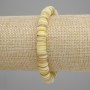 Bransoletka z muszli Skafarka rondel, średnica 8×1–2 mm, długość 18 cm, na elastycznej gumce