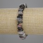 Bransoletka z kwarcu rutylowego włosistego 8-11×3-4, 5 mm, długość 18 cm ±, stretch