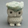 Statuetka ozdobna Sowa z druzy 64×45×4×5 mm+