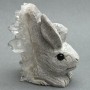 Figurka pamiątkowa Zając z druzy 67×57×29 mm+