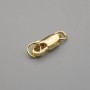 Cena za 1 szt. Zapięcie karabińskie, średnica 12×4 mm ± kolor metalu: złoty
