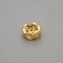 Koralik-wstawka w kolorze złotym, średnica 8×4 mm ± otwór, średnica 1,1 mm ± za 1 szt.