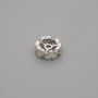 Koralik-wkładka, kolor metalu: srebro, średnica 8×3 mm ± otwór, średnica 1,8 mm ± za 1 szt