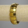 Bransoletka z hematytu w odcieniu ciemnego złota – ogniwa 20×12 mm, długość 18 cm, elastyczna