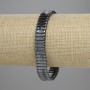 Bransoletka z hematytu, ogniwa 3×10 mm, długość ok. 18 cm, elastyczna