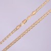 Łańcuszek Xuping z splotem pancerznym, grubość 5 mm, długość 49–51 cm, pozłacenie 18k
