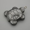 Wisiorek z hematytu w kształcie żółwia 40×30 mm+