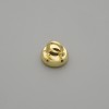 Końcówka-czapeczka do koralików, kolor metalu złoty, średnica 8×1 mm, otwór 3 mm