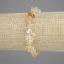 Bransoletka z cytryną «Drobinki», średnica 5-9×2-6 mm, długość 18 cm +/- elastyczna