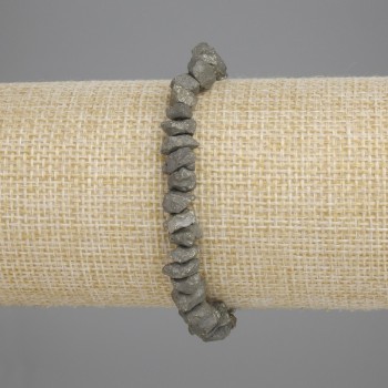Bransoletka z nieprzetworzonego pirytu 18 cm