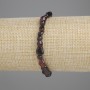 Bransoletka z granatu fasetowanego, średnica 6-8×5-6 mm, długość 18 cm, elastyczna