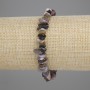 Bransoletka z turmalinem – kawałki, średnica 5–12×1–3 mm ±, długość 18 cm ±