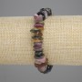 Bransoletka z drobinkami turmalinu, średnica 7–13×2–7 mm, długość 18 cm, elastyczna