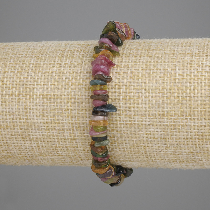Bransoletka z turmalinu – drobiny, średnica 6-9×1-3 mm +/-, długość 18 cm +/- elastyczna