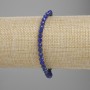 Bransoletka z lazurytu – fasetowane kuleczki, średnica 4 mm ±, długość 18 cm ±, na elastycznej gumce