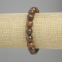 Bransoletka z fasetowanego tygrysiego oka – kulka, średnica 10 mm, długość 18 cm +/- elastyczna