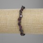 Bransoletka z granatu, kuleczki galetowe, średnica 5–8×5–7 mm ±, długość 18 cm ±, elastyczna