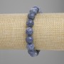 Bransoletka z koralu gąbczastego, gładkie kulki, średnica 10 mm, długość około 18 cm, na bazie elastycznej