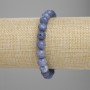 Bransoletka z koralu porowatego, gładka kulka, średnica około 8 mm, długość około 18 cm, elastyczna