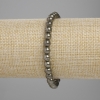 Bransoletka z pirytu — gładkie kuleczki, średnica 6 mm, długość 18 cm, elastyczna