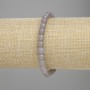 Bransoletka z dymnego agatu – gładkie kuleczki o średnicy 6 mm, długość ok. 18 cm, na elastycznej gumce