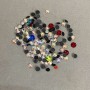 Kryształki strassowe do klejenia na zimno, asortyment, średnica 4–5 mm, opakowanie 18 g (±)