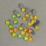 Kryształki strassowe do utrwalania na zimno, wielokolorowe, 6 mm ±, opakowanie 295 g (+-)