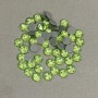 Kryształy strassowe do mocowania na zimno, kolor zielony, średnica 6 mm, opakowanie 305 g (±)